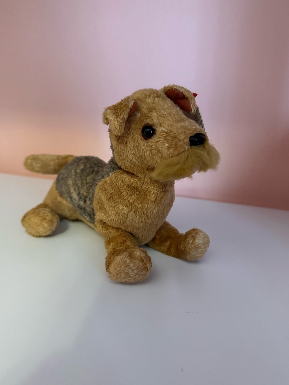 Vintage Retired Beanie Baby Whiskers the Dog 2000 Y2K NWT